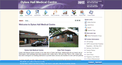 Desktop Screenshot of dykes-hall.co.uk